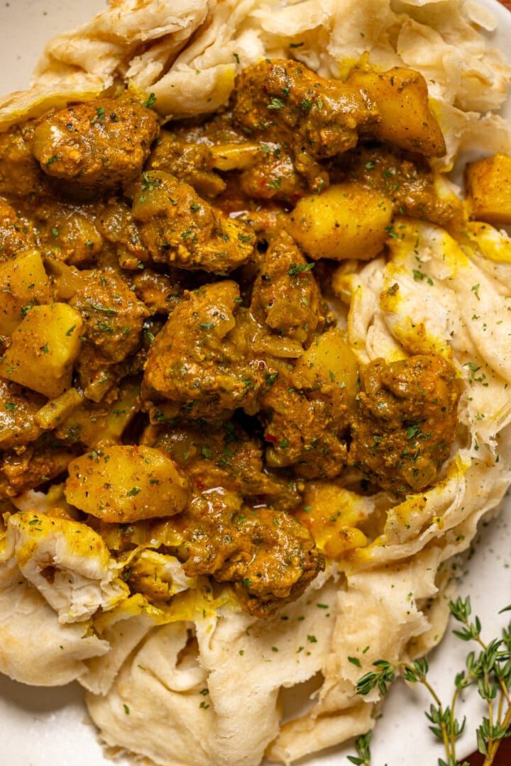 Roti with Large Curry Chicken