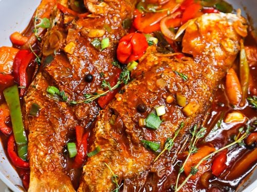 Brown Stew Fish – Red Snapper (Small)